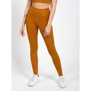 Girlfriend Collective Women's Sz. M Compressive High Rise Leggings In Saddle